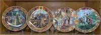 Collection of four Royal Doulton display plates