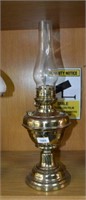 Vintage brass oil lamp