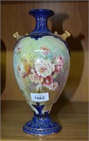 Antique Winton hand decorated vase