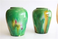 Pair of McHugh Australian pottery vases,