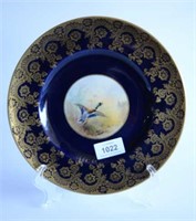 Royal Worcester hand painted cabinet plate