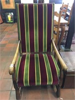 PR FRENCH UPHOLSTERED CASTLE CHAIRS