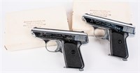 Gun Pair of Consecutive Jennings J-22 Pistols