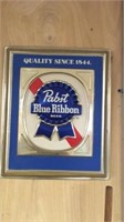 Pabst blue ribbon sign
