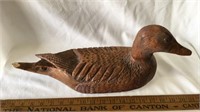 Hand Carved Wooden Duck Decoy