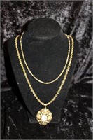 AVON NECKLACE WITH PENDANT AND MORE