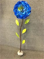 Metal Art Blue Flower