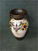 Tall Handmade Clay Vase