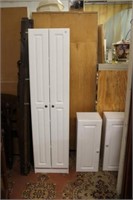 3pc White Cabinets