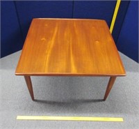 teak danish modern coffee table - square