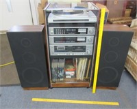 vintage LXI series stereo tape-radio-turntable