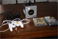 Game Cube & 3 Games including Paper Mario