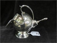 SILVERPLATE SHEFFIELD SUGAR WITH SCOOP 6"T