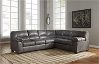 Ashley 12001 Slate Gray L Shape Sectional Sofa
