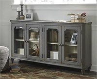 Ashley t505-662 Large Gray Designer Cabinet