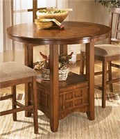 Ashley 319 Oak Counter Height Round Table