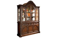 Ashley North Shore Lighted China Cabinet