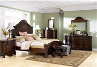 Ashley North Shore 5 pc King Panel Bedroom Suite
