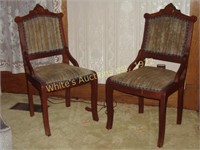 chairs with upholstered seats & backs