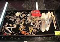 TRAY LOT INCL. STERLING SILVER