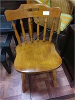 Solid oak chair