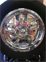 4 20 inch chrome rims 6 lug pattern universal