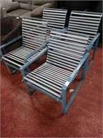 4 pc patio chairs