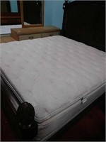 Beautyrest pillowtop king mattress with two box