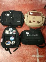 Choice of 4 assorted computer bags /backpacks