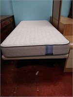Twin mattress with frame