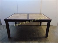 Wooden Tile Top Table