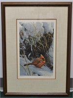 R. Bateman "Winter Cardinal" Ltd Ed. 906/950