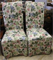 UPHOLSTERED PARSONS CHAIR WITH