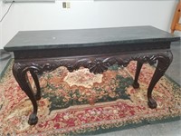 STUNNING BALL AND CLAW CREDENZA/ ENTRY TABLE