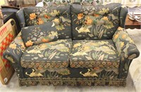 FLORAL & BIRD UPHOLSTERED LOVE SEAT