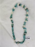 TURQUOISE NECKLACE 20"