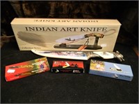INDIAN ART KNIFE, BEAUTIFUL COLLECTIBLE WILDLIFE