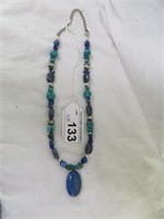 STERLING TURQUOISE AND CHATOYANT SODALITE