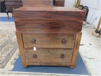 FANTASTIC 19TH CENTURY MAHOGANY SHIP CAPTAINS DESK