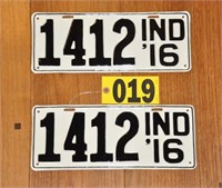 IN 1916 restored 4-digit pair