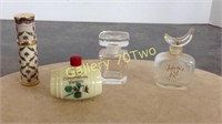 Selection of vintage perfume bottles – one is