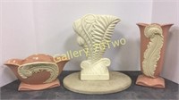 Large Vintage Beswick Ware Pottery cornucopia