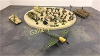 Large selection of Unimax diecast Military army