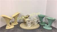 Large selection of vintage pottery – includes two
