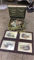 P. Jerrard listed artist framed Bird themed