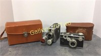 Pair of Vintage Cameras with coordinating