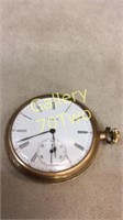 Vintage Elgin gold-toned pocket watch