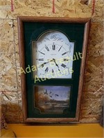 Ingraham quartz duck themed wall clock
