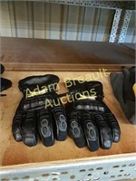 Ski-Doo leather snowmobile gloves, size small