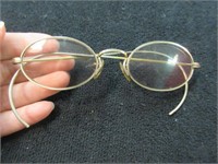old gold filled eyeglasses - art craft
